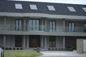 Shingle roof on a beautiful new home