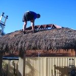 DIY replacement Bali hut thatched gazebo